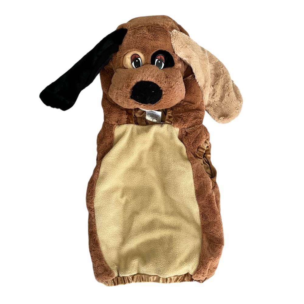 Kids Child Plush Puppy Dog Costume, Brown, size Small 2YO